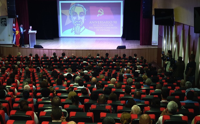 Cuba long trọng tổ chức lễ kỷ niệm 90 năm thành lập Đảng Cộng sản Việt Nam tại La Habana     - Ảnh 1.