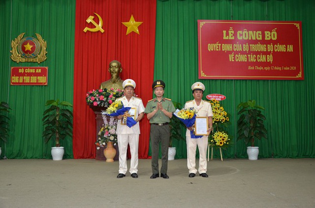 Bổ nhiệm hai Phó Giám đốc công an tỉnh Bình Thuận - Ảnh 1.