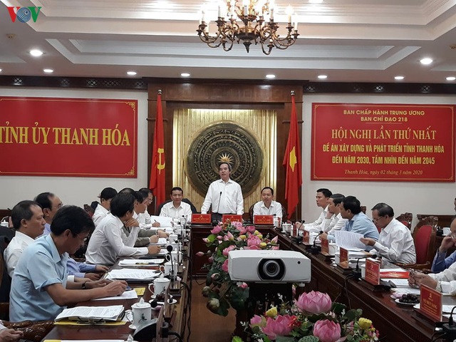 Trưởng Ban Kinh tế Trung ương Nguyễn Văn Bình làm việc tại Thanh Hóa - Ảnh 1.