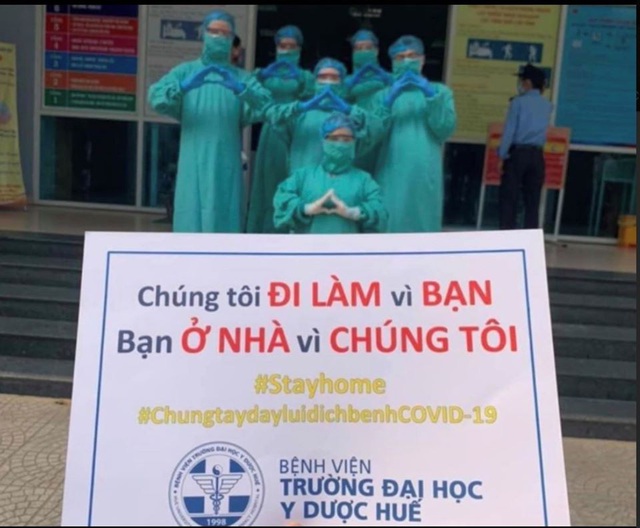 Thông điệp của ngành Y: &quot;Chúng tôi đi làm vì bạn, xin bạn ở nhà vì chúng ta&quot; - Ảnh 4.