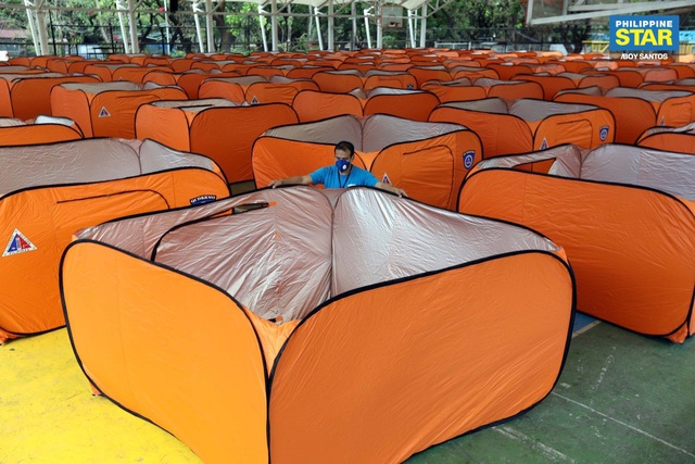 Philippines dựng lều cho người vô gia cư để phòng chống lây nhiễm Covid-19 - Ảnh 9.