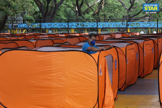Philippines dựng lều cho người vô gia cư để phòng chống lây nhiễm Covid-19 - Ảnh 10.