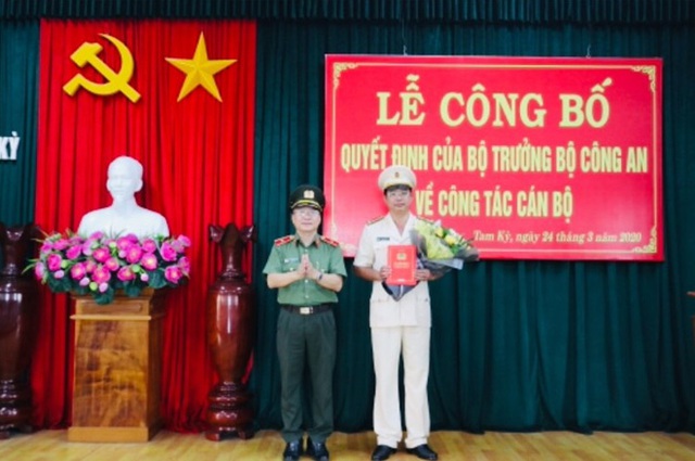 Thượng tá Phạm Trường Sơn giữ chức Trưởng Công an TP Tam Kỳ  - Ảnh 1.