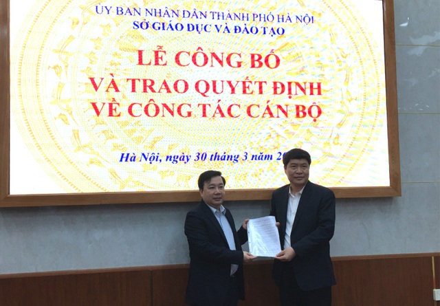 Sở Giáo dục và Đào tạo Hà Nội bổ nhiệm cán bộ quản lý - Ảnh 2.