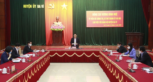 Bí thư Hà Nội Vương Đình Huệ chỉ đạo xử lý dứt điểm 8 vụ việc phức tạp tại huyện Ba Vì - Ảnh 1.
