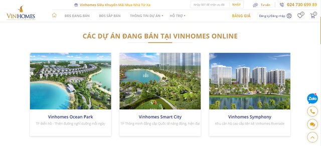 Vinhomes ra mắt sàn giao dịch bất động sản trực tuyến - Ảnh 2.