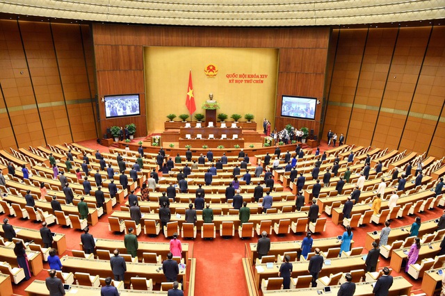 Hình ảnh bên lề sau phiên khai mạckỳ họp thứ 9 Quốc hội khóa XIV - Ảnh 1.