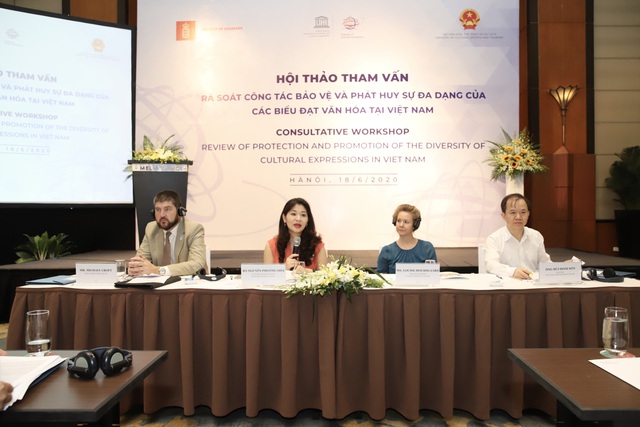 Bộ VHTTDL tham vấn về rà soát công tác bảo vệ và phát huy sự đa dạng các biểu đạt văn hóa tại Việt Nam - Ảnh 1.