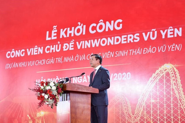 Thủ tướng Nguyễn Xuân Phúc dự lễ khởi công công viên chủ đề VinWonders Vũ Yên lớn nhất Việt Nam - Ảnh 2.