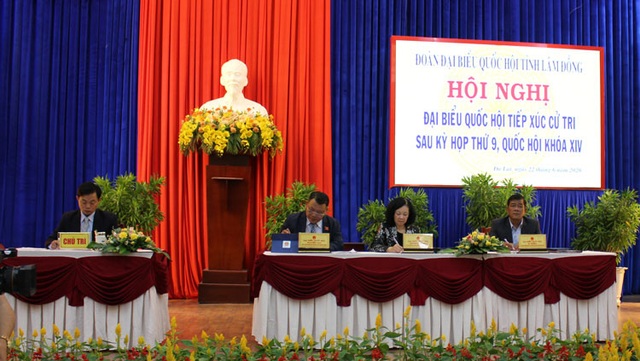 Trưởng Ban Dân vận TW Trương Thị Mai tiếp xúc cử tri TP Đà Lạt - Ảnh 1.