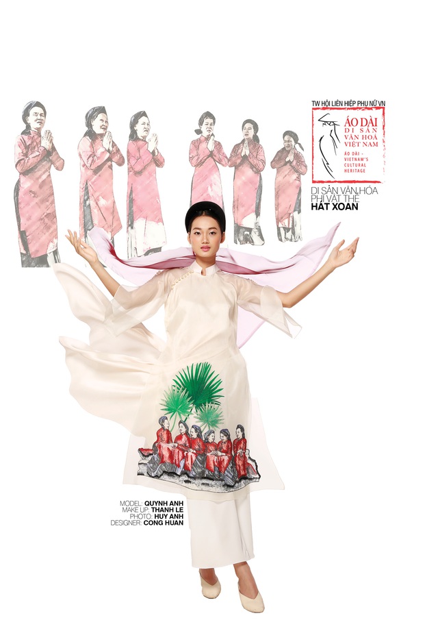 Trình diễn hơn 1000 mẫu Áo Dài mang hình ảnh Di sản văn hóa thế giới của Việt Nam tại Văn Miếu, Quốc Tử Giám - Ảnh 3.