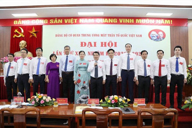 Ông Hầu A Lềnh tái đắc cử Bí thư Đảng ủy Cơ quan Trung ương Mặt trận Tổ quốc Việt Nam khóa XIII - Ảnh 3.
