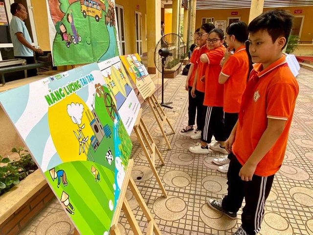 Trường học đầu tiên của Hà Nội được hỗ trợ công trình điện mặt trời mái nhà - Ảnh 3.