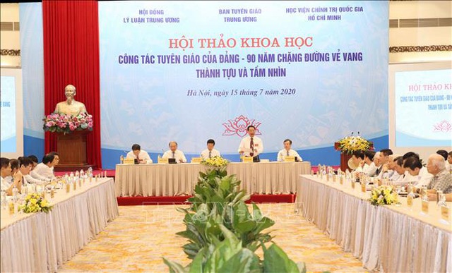 Ông Võ Văn Thưởng: Củng cố đội ngũ cán bộ làm công tác tuyên giáo vừa “hồng” vừa “chuyên” trong tình hình mới - Ảnh 2.