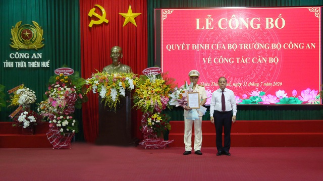 Thừa Thiên Huế có tân Giám đốc Công an tỉnh - Ảnh 1.