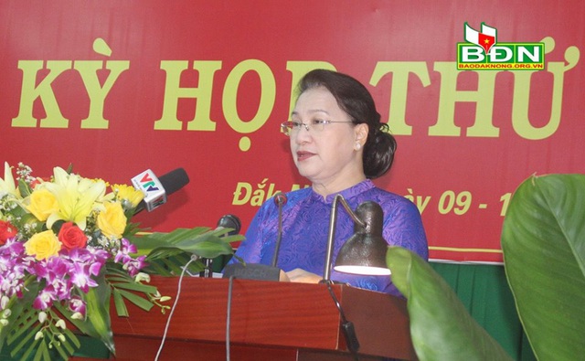 Chủ tịch Quốc hội: Tỉnh Đắk Nông cần chủ động phòng ngừa, ứng phó kịp thời với diễn biến của bệnh bạch hầu  - Ảnh 1.