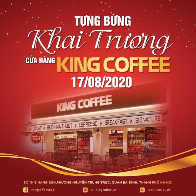 Đến khai trương King Coffee, gặp cầu thủ nổi tiếng - Ảnh 1.