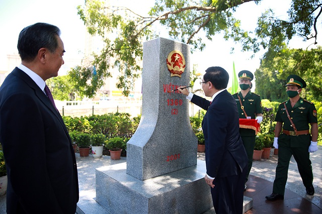Chùm ảnh: Kỷ niệm 20 năm Việt Nam, Trung Quốc ký Hiệp ước Biên giới trên đất liền - Ảnh 5.