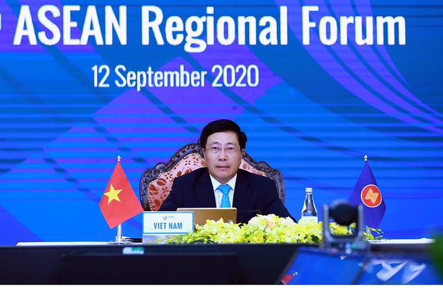 Hội nghị Diễn đàn Khu vực ASEAN 27: Nhấn mạnh yêu cầu thượng tôn pháp luật, tự kiềm chế, không quân sự hóa trong vấn đề Biển Đông - Ảnh 1.