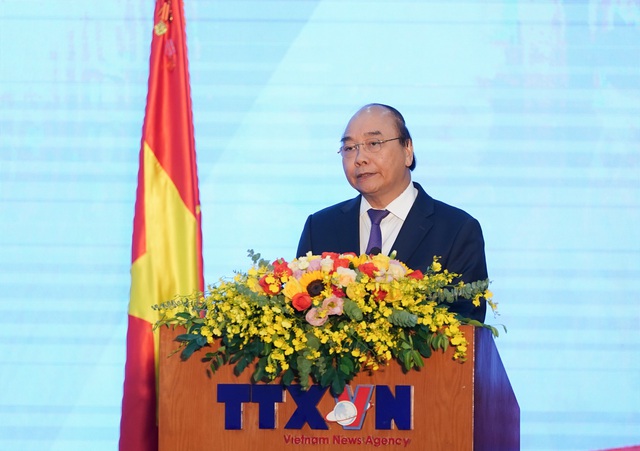 Thủ tướng dự Lễ kỷ niệm 75 năm Ngày truyền thống Thông tấn xã Việt Nam - Ảnh 1.
