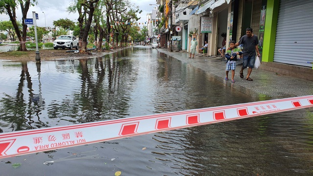 Nhiều tuyến đường ở Đà Nẵng ngập sâu, cây xanh ngã đổ - Ảnh 8.