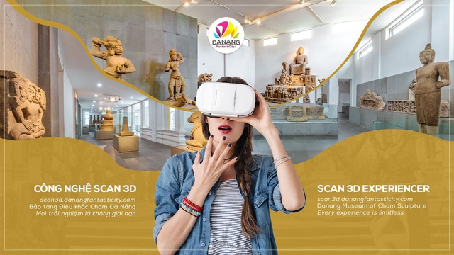 Thí điểm trải nghiệm Scan 3D tại Bảo tàng Điêu khắc Chăm Đà Nẵng - Ảnh 1.