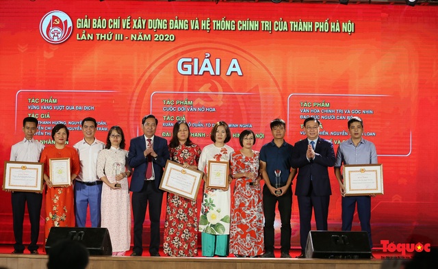 Hà Nội: Trao thưởng hai giải báo chí về xây dựng Đảng và phát triển văn hóa lần thứ III-2020 - Ảnh 5.