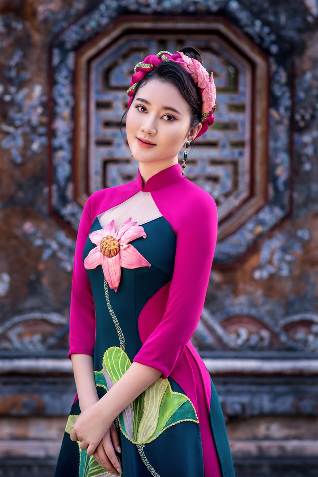 Mỹ nhân có mái tóc đẹp nhất Hoa hậu Việt Nam 2016 tái xuất với áo dài của Kenny Thái - Ảnh 8.