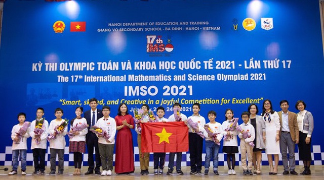 Học sinh Việt Nam đoạt 20 Huy chương tại Olympic Toán và Khoa học Quốc tế - IMSO 2021 - Ảnh 1.