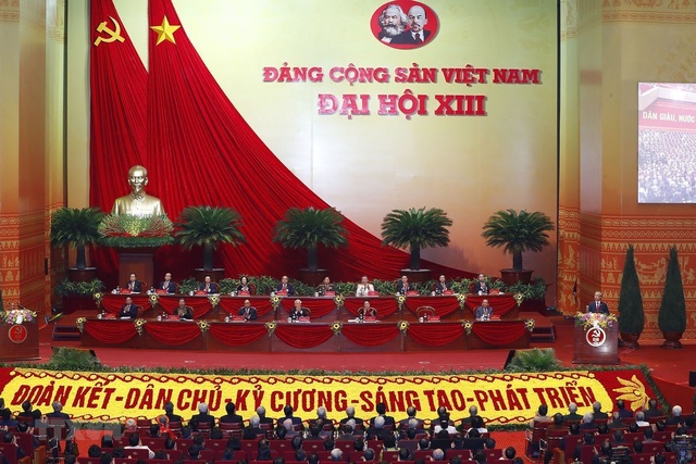 Toàn cảnh khai mạc trọng thể Đại hội đại biểu toàn quốc lần thứ XIII Đảng Cộng sản Việt Nam - Ảnh 8.