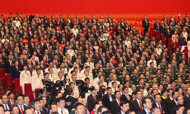 Toàn cảnh khai mạc trọng thể Đại hội đại biểu toàn quốc lần thứ XIII Đảng Cộng sản Việt Nam - Ảnh 11.