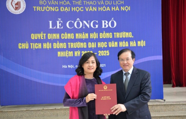 Công bố quyết định công nhận Hội đồng Trường Đại học Văn hóa Hà Nội - Ảnh 2.