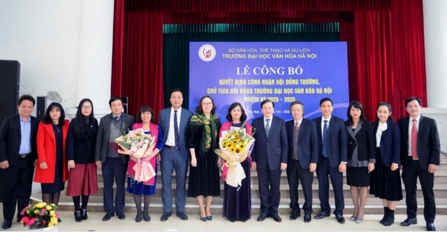 Công bố quyết định công nhận Hội đồng Trường Đại học Văn hóa Hà Nội - Ảnh 1.