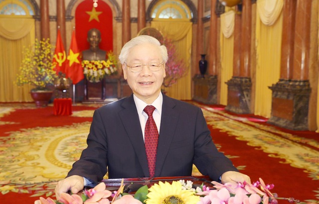 Lời chúc Tết của Tổng Bí thư, Chủ tịch nước Nguyễn Phú Trọng - Ảnh 1.