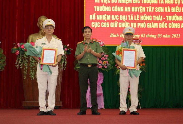 Bình Định có 2 tân Phó Giám đốc công an tỉnh - Ảnh 1.