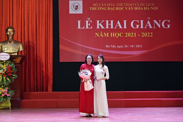Trường Đại học Văn hóa Hà Nội tổ chức lễ khai giảng năm học mới 2021-2022 - Ảnh 6.