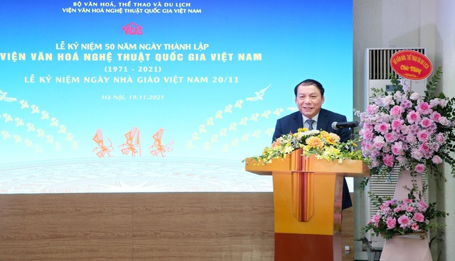 Bộ trưởng Nguyễn Văn Hùng: Viện Văn hóa Nghệ thuật quốc gia Việt Nam phải giữ vững vai trò &quot;kiến trúc sư trưởng&quot; về phát triển văn hóa - Ảnh 1.