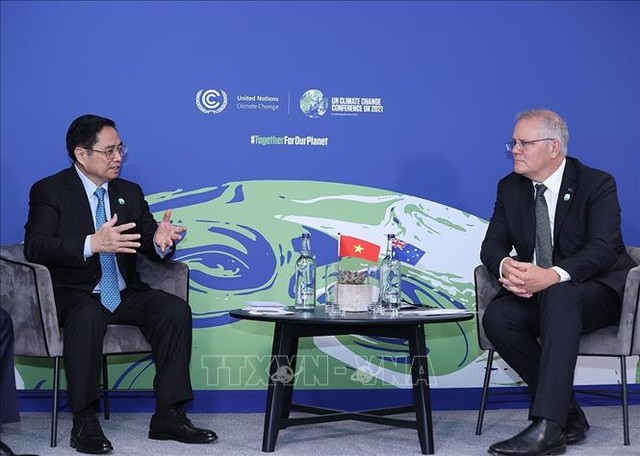 Thủ tướng Phạm Minh Chính tiếp xúc song phương trong dịp dự Hội nghị COP26 - Ảnh 1.