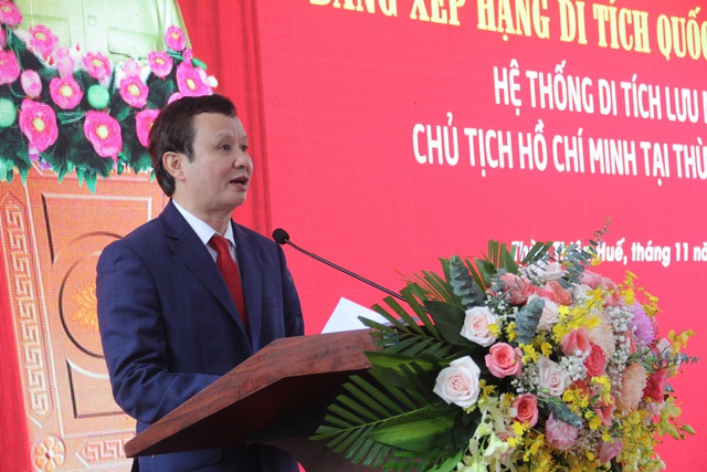 Đón nhận Bằng xếp hạng di tích Quốc gia đặc biệt Hệ thống di tích lưu niệm Chủ tịch Hồ Chí Minh tại Thừa Thiên Huế - Ảnh 2.