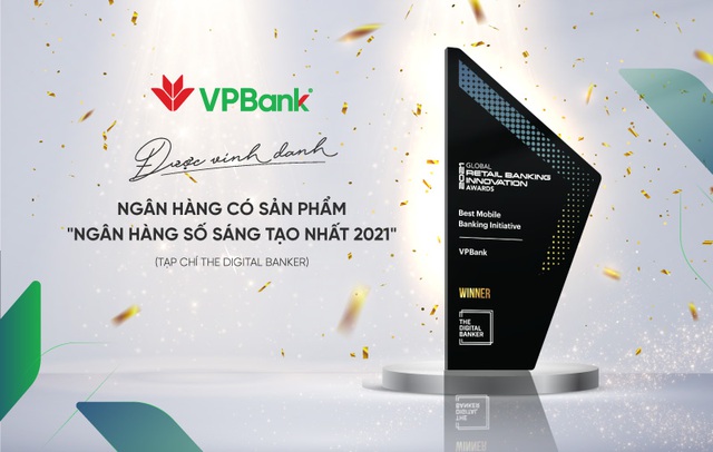 VPBank là đại diện duy nhất của Việt Nam nhận giải thưởng &quot;Ngân hàng số sáng tạo nhất 2021&quot;     - Ảnh 1.