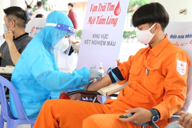 Tuần lễ hồng EVN lần thứ VII khu vực Đà Nẵng: Có 374 đơn vị máu được hiến tặng - Ảnh 1.