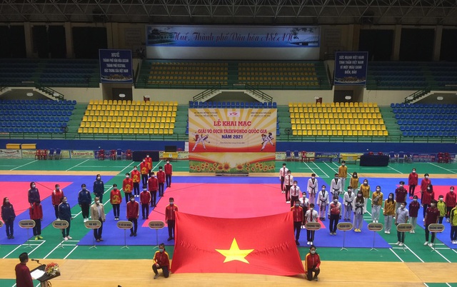 Khởi tranh Giải vô địch Taekwondo quốc gia 2021 theo hình thức &quot;bong bóng khép kín&quot; - Ảnh 1.