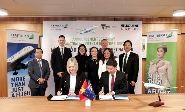 Bamboo Airways công bố đường bay thẳng Việt - Úc, bay thường lệ từ đầu năm 2022 - Ảnh 1.