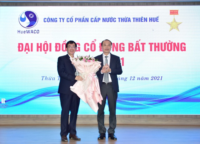 Ông Lê Quang Minh được tín nhiệm giữ chức Chủ tịch HĐQT HueWACO - Ảnh 2.