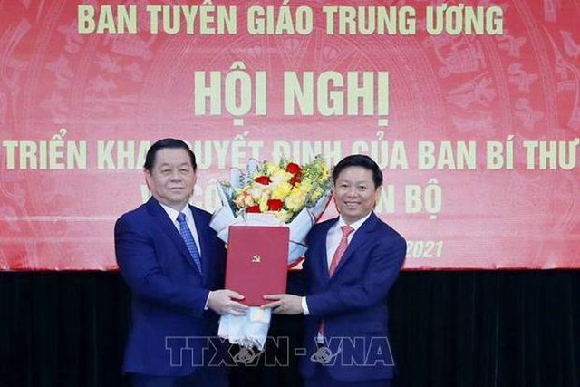 Ông Trần Thanh Lâm giữ chức Phó Trưởng ban Tuyên giáo Trung ương - Ảnh 1.