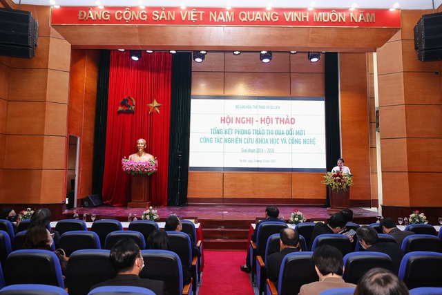 Bộ trưởng Nguyễn Văn Hùng: Cần cụ thể  hóa quan điểm của Đảng để đưa khoa học vào lĩnh vực văn hóa, thể thao, du lịch - Ảnh 2.