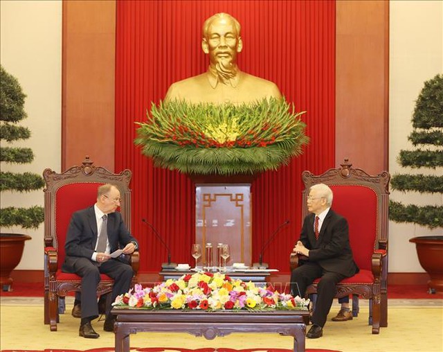 Tổng Bí thư, Chủ tịch nước Nguyễn Phú Trọng tiếp Thư ký Hội đồng An ninh Liên bang Nga - Ảnh 1.