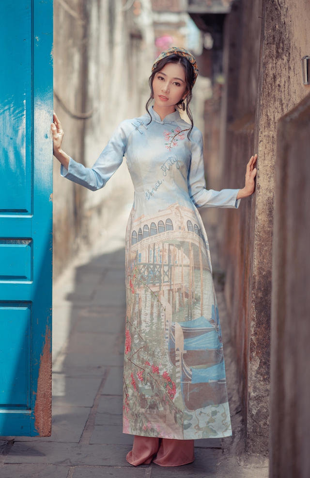 NTK Thanh Thuý thiết kế áo dài lấy cảm hứng từ Venice - Ảnh 9.