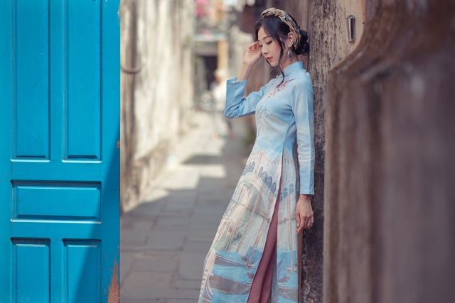 NTK Thanh Thuý thiết kế áo dài lấy cảm hứng từ Venice - Ảnh 2.