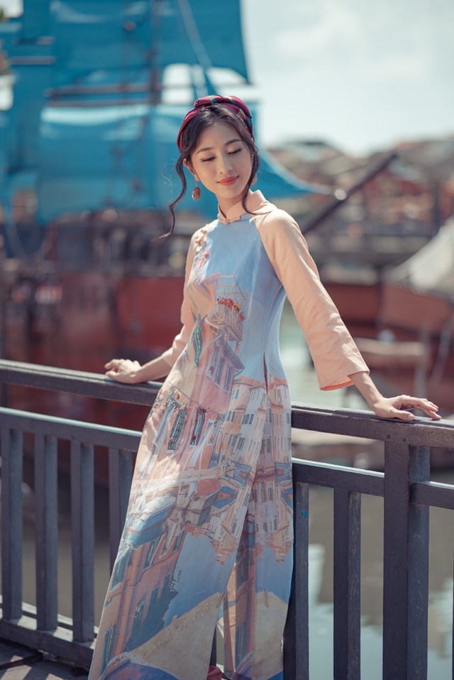 NTK Thanh Thuý thiết kế áo dài lấy cảm hứng từ Venice - Ảnh 5.